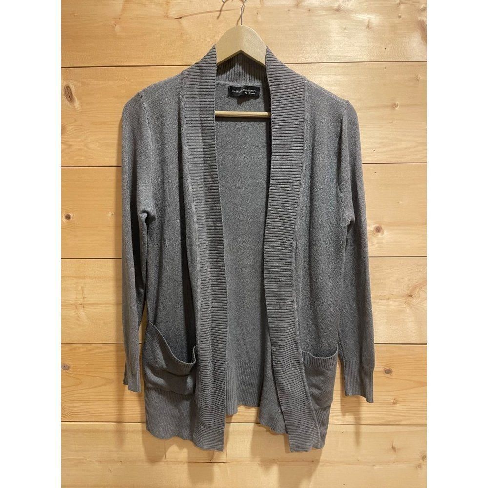 My BAJEE Collection Gray Open Front Cardigan L